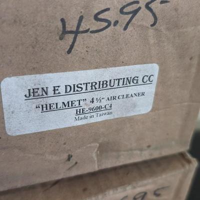 NOS 4.5" Air Cleaner Helmets
