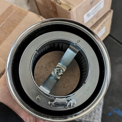 NOS 4.5" Air Cleaner Helmets