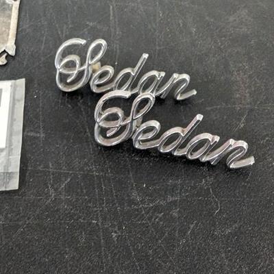 Mercury Plate, Vintage Stereo Knobs, and Emblems