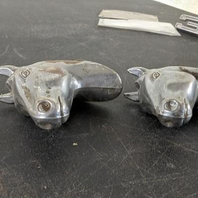 Mercury Plate, Vintage Stereo Knobs, and Emblems