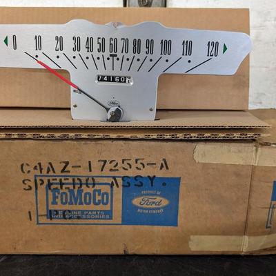 1964 Ford Galaxie Speedometer Assembly and Hubcaps