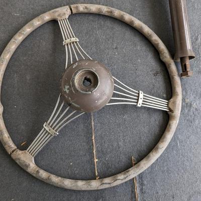 1935-'36 Ford Banjo Steering Wheel and Column