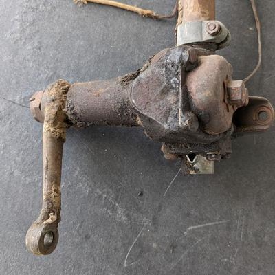 1938 Ford Banjo Steering Wheel and Complete Column