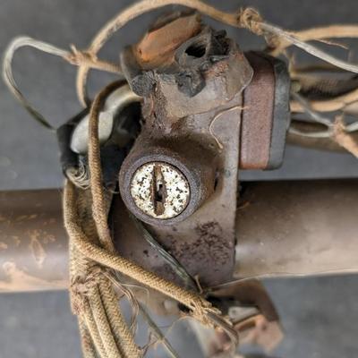 1938 Ford Banjo Steering Wheel and Complete Column