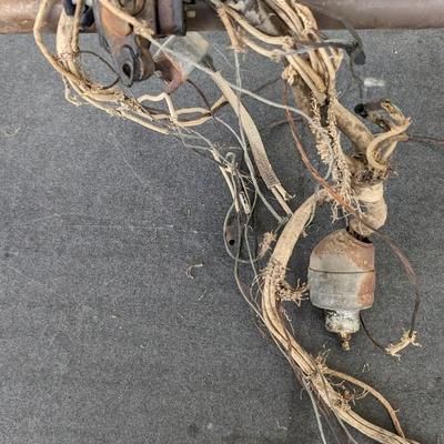 1938 Ford Banjo Steering Wheel and Complete Column