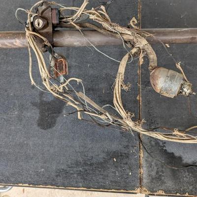 1938 Ford Banjo Steering Wheel and Complete Column