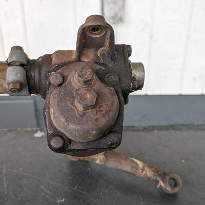 1938 Ford Banjo Steering Wheel and Complete Column