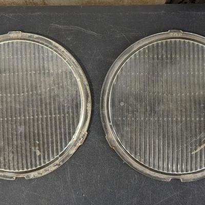 Modal A Ford Fluted Headlight Lenses and Backing Lenses with Reflector