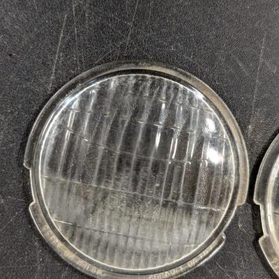Modal A Ford Fluted Headlight Lenses and Backing Lenses with Reflector