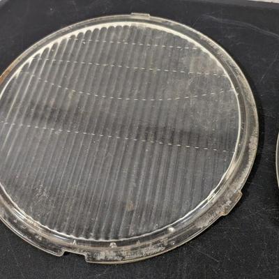 Modal A Ford Fluted Headlight Lenses and Backing Lenses with Reflector