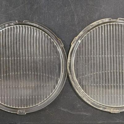 Modal A Ford Fluted Headlight Lenses and Backing Lenses with Reflector