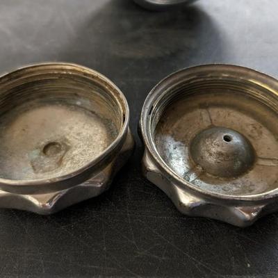 1920's Oakland Screw On Grease Cover and Ford Radiator Caps