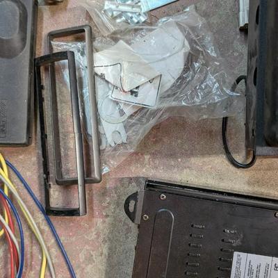 Motorola Solid State Car Radio, Amp, and Various Audio Items