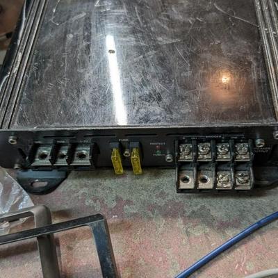 Motorola Solid State Car Radio, Amp, and Various Audio Items