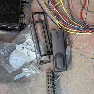 Motorola Solid State Car Radio, Amp, and Various Audio Items
