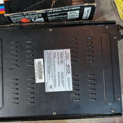Motorola Solid State Car Radio, Amp, and Various Audio Items