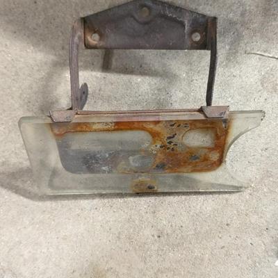 1928-31 Ford Model A Flywheel, Steering Column Drop Bracket, and Rear View Mirror