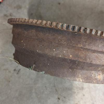 1928-31 Ford Model A Flywheel, Steering Column Drop Bracket, and Rear View Mirror