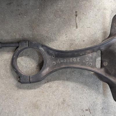 1928-31 Ford Model A Flywheel, Steering Column Drop Bracket, and Rear View Mirror