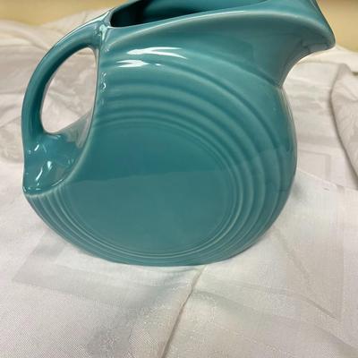 Turquoise Fiestaware Pitcher