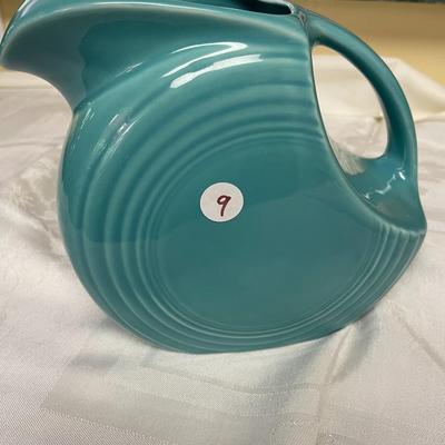 Turquoise Fiestaware Pitcher