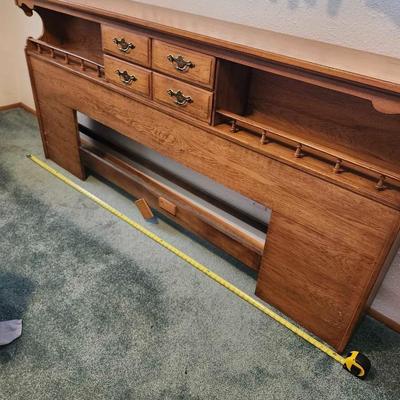 Williams Furniture Corp 9 drawer dresser, Mirror and King size headboard