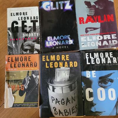 Lot of Elmore Leonard books