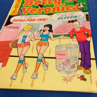 LOT 104 TWO VINTAGE BETTY AND VERONICA COMIC BOOKS