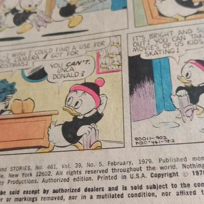 LOT 106 TWO VINTAGE WALT DISNEY COMIC BOOKS