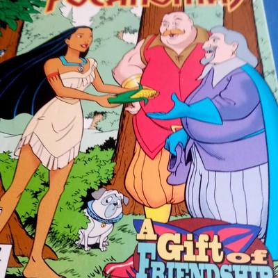 LOT 107 TWO VINTAGE DISNEY POCAHONTAS COMIC BOOKS