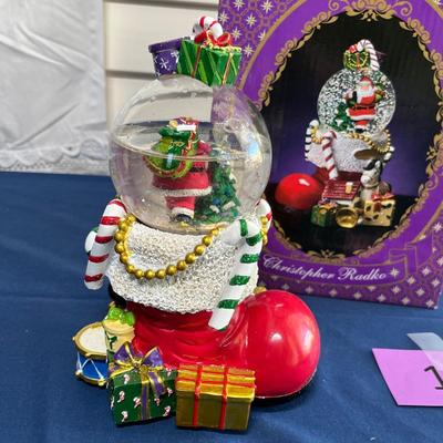 Christopher Radko snow globe