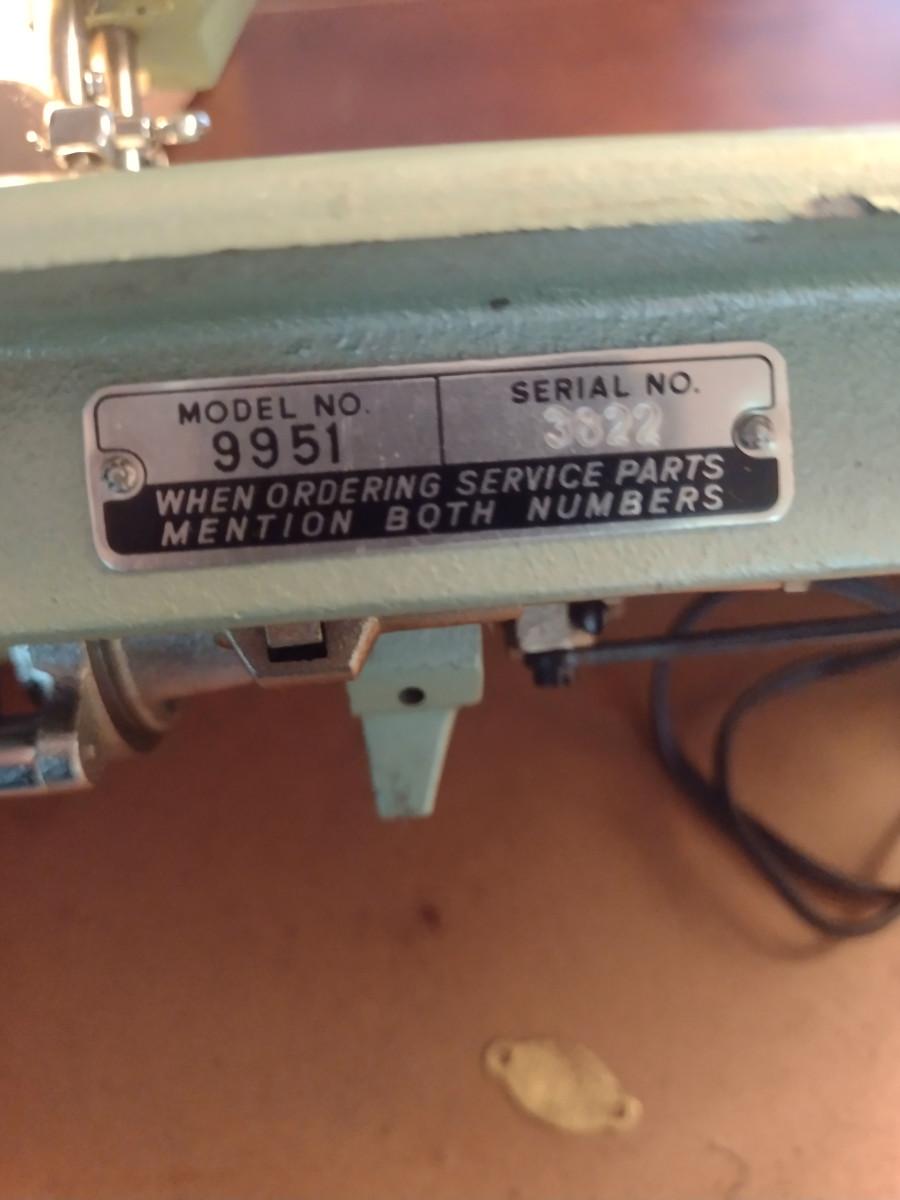 White Model 9951 Portable Sewing Machine | EstateSales.org