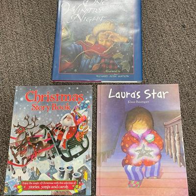 3 Hardback - Christmas Story Book, Laura's Star,