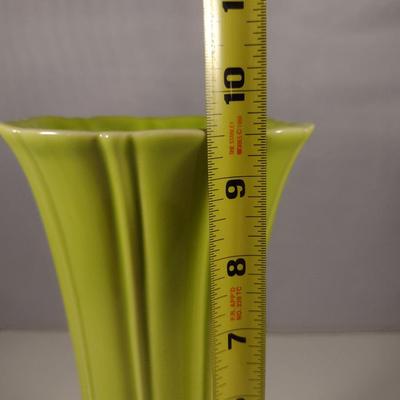 Fiesta Chartreuse Flared Vase- Approx 9 1/2" Tall
