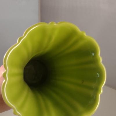 Fiesta Chartreuse Flared Vase- Approx 9 1/2