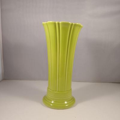 Fiesta Chartreuse Flared Vase- Approx 9 1/2
