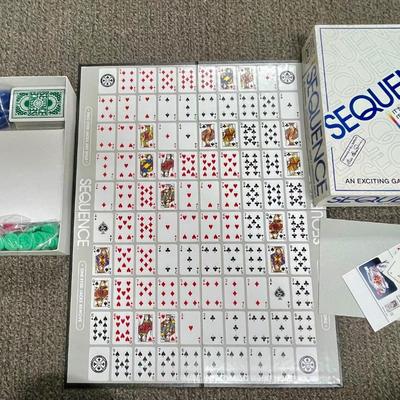 Sequence Board Game Card Game