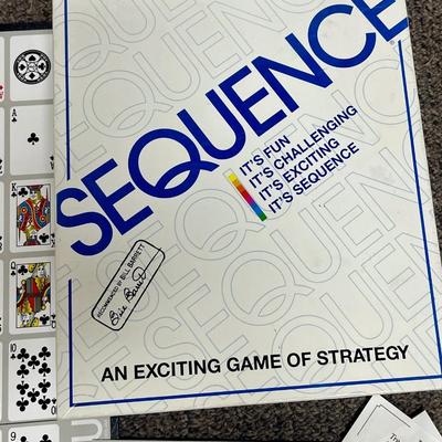 Sequence Board Game Card Game