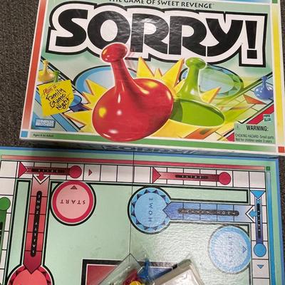 Sorry Vintage Board Game