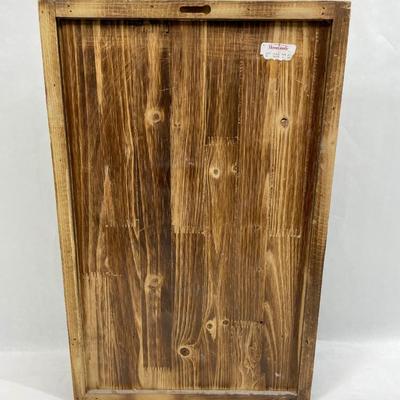 Wall Decor with Votive Candles, Shelf and Coathooks