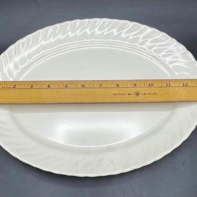 oval platter - creamy white - Franciscan