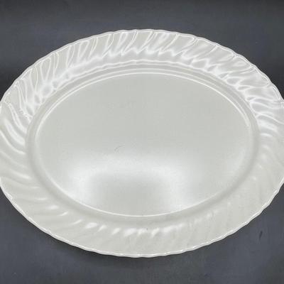 oval platter - creamy white - Franciscan