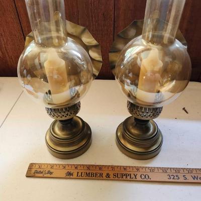 Vintage candle lamps, wall sconces