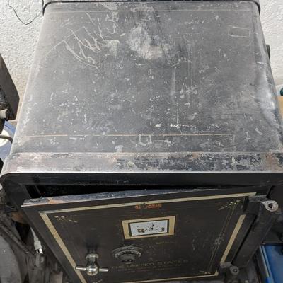 United States Steel Safe & Lock Antique Floor Safe