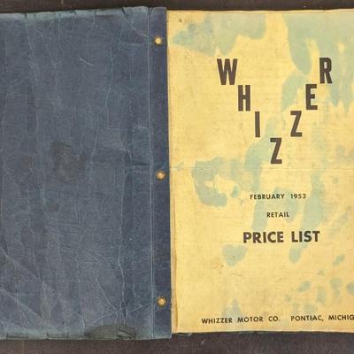 Whizzer Motorbikes 1953 Dealer Catalog