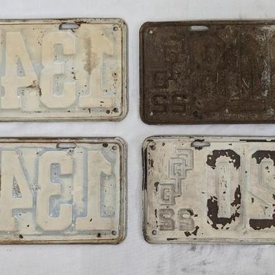 1922 Colorado License Plates