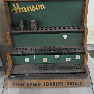 Vintage Hanson's Hardware Store Countertop Display