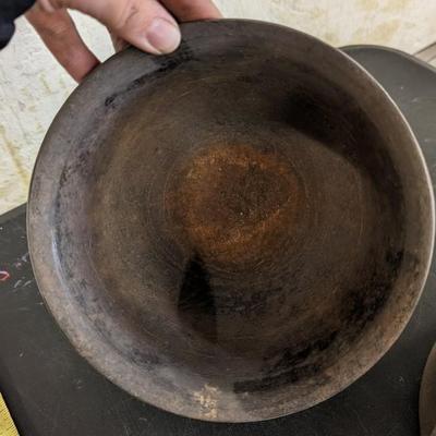 Cast Iron Mortar Pestle with Antique Irons