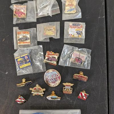Street Rod Buttons and Enamel Pins