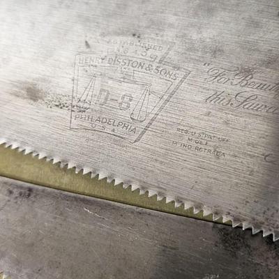 Wood Handle Disston Hand Saws